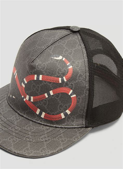 gucci black snake cap|gucci king snake gg hat.